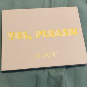 Brand new colourpop yes please palette